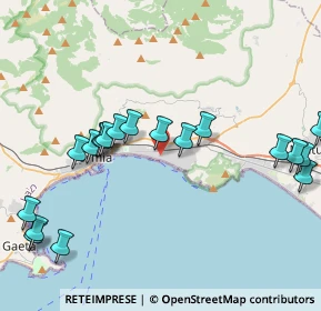 Mappa Via Giovenale, 04023 Formia LT, Italia (5.1205)