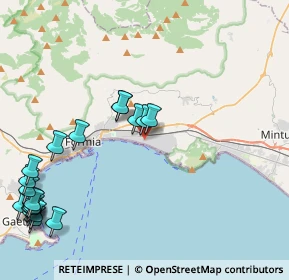 Mappa Via Giovenale, 04023 Formia LT, Italia (6.011)