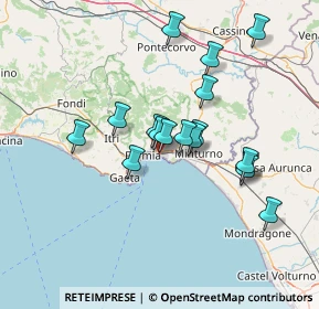 Mappa Via Giovenale, 04023 Formia LT, Italia (13.05059)