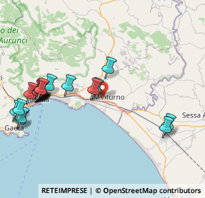 Mappa 04026 Minturno LT, Italia (10.0835)