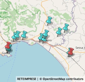 Mappa 04026 Minturno LT, Italia (8.75357)