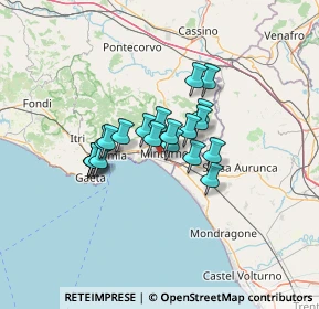 Mappa 04026 Minturno LT, Italia (9.43)