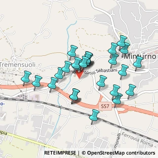 Mappa Via Antonio Sebastiani, 04026 Minturno LT, Italia (0.43571)