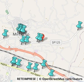 Mappa Via Per Castelforte, 04026 Minturno LT, Italia (1.3085)