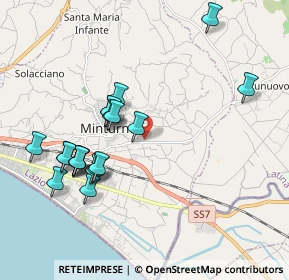 Mappa Via Per Castelforte, 04026 Minturno LT, Italia (2.0935)