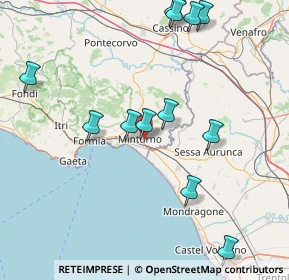 Mappa Via Per Castelforte, 04026 Minturno LT, Italia (18.85167)