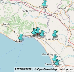 Mappa Via Per Castelforte, 04026 Minturno LT, Italia (13.31273)