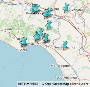 Mappa Via Per Castelforte, 04026 Minturno LT, Italia (14.23667)