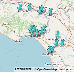 Mappa Via Per Castelforte, 04026 Minturno LT, Italia (15.06471)