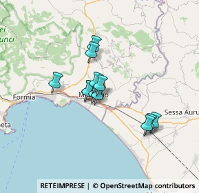 Mappa Via Per Castelforte, 04026 Minturno LT, Italia (5.1225)