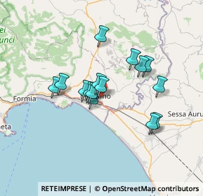 Mappa Via Per Castelforte, 04026 Minturno LT, Italia (5.73267)