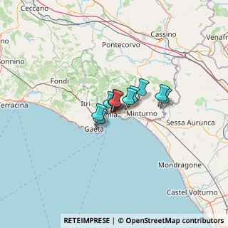Mappa Via degli Eucalipti, 04023 Formia LT, Italia (6.06273)