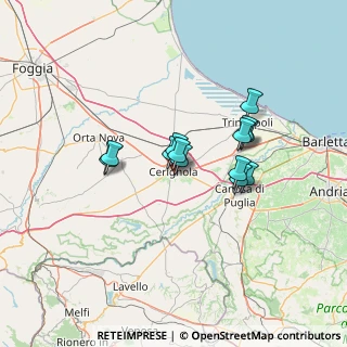 Mappa Viale di Levante, 71042 Cerignola FG, Italia (10.62077)
