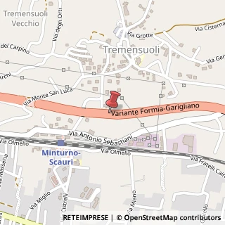 Mappa Via Appia, snc, 04020 Minturno, Latina (Lazio)
