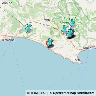 Mappa Via Raf Vallone, 04029 Sperlonga LT, Italia (7.2)
