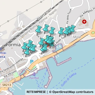 Mappa Via Ponticello, 04023 Formia LT, Italia (0.162)