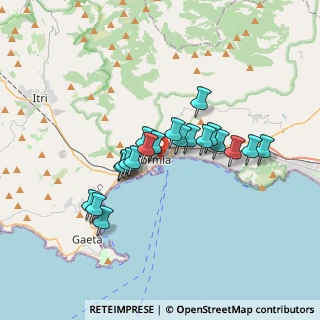 Mappa Via Ponticello, 04023 Formia LT, Italia (2.9135)