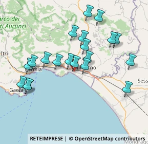 Mappa 04028 Minturno LT, Italia (8.0205)