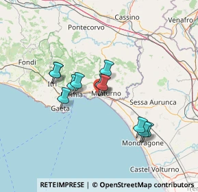 Mappa 04028 Minturno LT, Italia (11.93091)