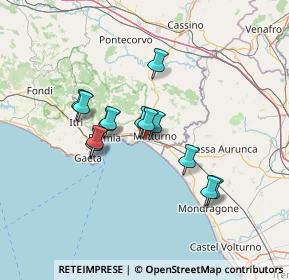 Mappa 04028 Minturno LT, Italia (11.35923)