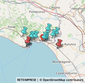 Mappa 04028 Minturno LT, Italia (9.132)