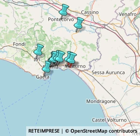 Mappa 04028 Minturno LT, Italia (10.21545)