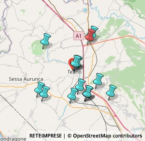 Mappa Via Luigi Sturzo, 81057 Teano CE, Italia (6.54333)