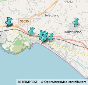 Mappa Via Nastro Azzurro, 04028 Minturno LT, Italia (1.92182)