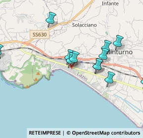 Mappa Via Nastro Azzurro, 04028 Minturno LT, Italia (1.98833)