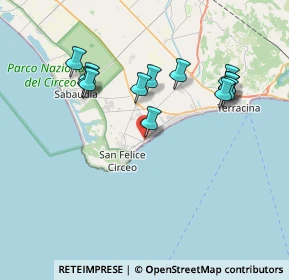 Mappa SP San Felice Circeo, 04017 San Felice Circeo LT, Italia (7.86308)