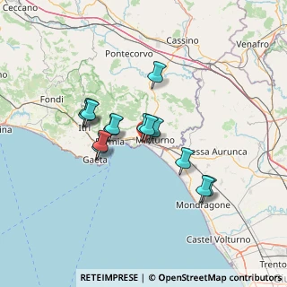 Mappa Via Guglielmo Marconi, 04028 Minturno LT, Italia (11.55143)