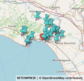 Mappa Via Fratelli Govoni, 04028 Minturno LT, Italia (10.237)