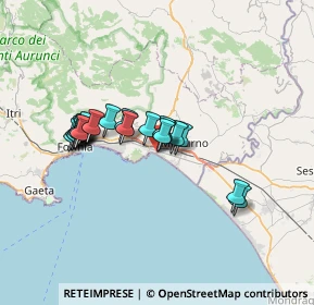 Mappa Via Fratelli Govoni, 04028 Minturno LT, Italia (5.8805)