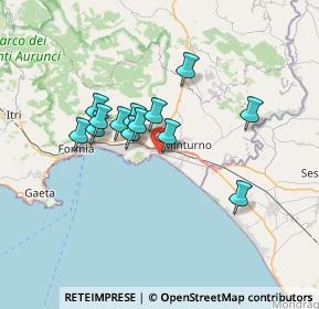 Mappa Via Fratelli Govoni, 04028 Minturno LT, Italia (5.78385)