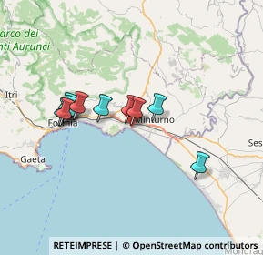 Mappa Via Fratelli Govoni, 04028 Minturno LT, Italia (6.34545)
