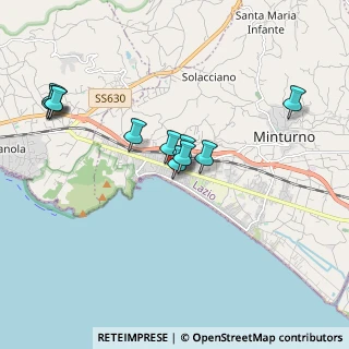 Mappa Via Guglielmo Marconi, 04028 Minturno LT, Italia (1.86364)
