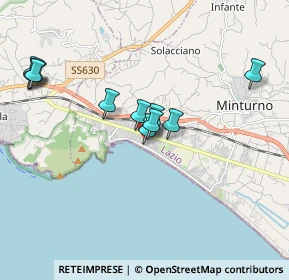Mappa Via Fratelli Govoni, 04028 Minturno LT, Italia (1.86364)