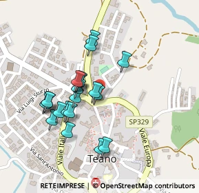 Mappa Via Giuseppe Garibaldi, 81057 Teano CE, Italia (0.214)