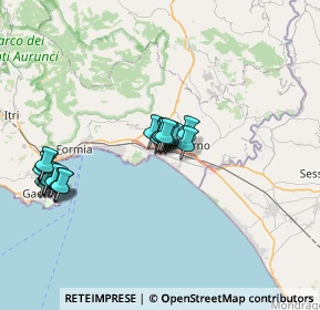 Mappa Via San Albina, 04026 Minturno LT, Italia (7.2885)