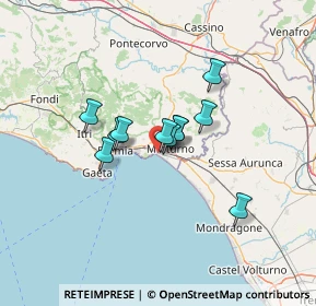 Mappa Via San Albina, 04026 Minturno LT, Italia (9.35)