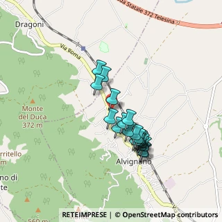 Mappa Via fontanelle, 81012 Alvignano CE, Italia (0.7955)