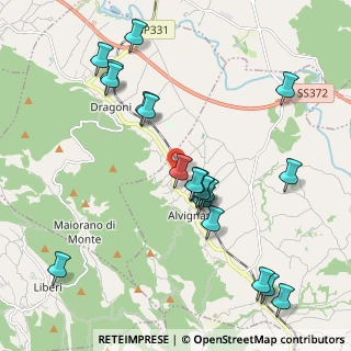 Mappa Via fontanelle, 81012 Alvignano CE, Italia (2.337)