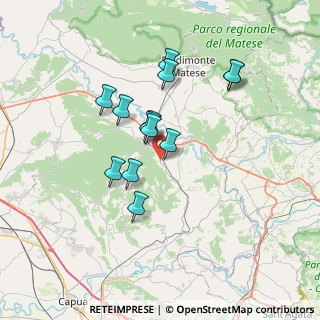 Mappa Via fontanelle, 81012 Alvignano CE, Italia (6.29)