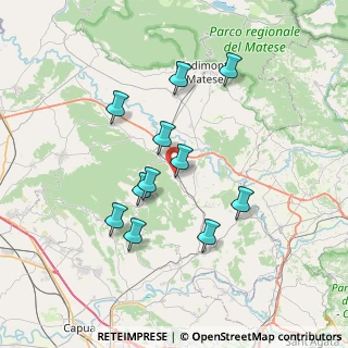 Mappa Via fontanelle, 81012 Alvignano CE, Italia (6.90818)