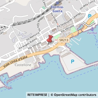 Mappa Via Cristoforo Colombo, 22, 04023 Formia, Latina (Lazio)