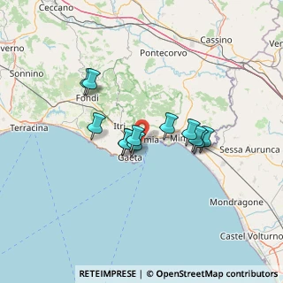 Mappa Piazza Pittore Mattei, 04023 Formia LT, Italia (11.08083)