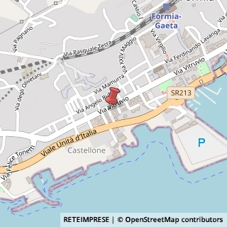 Mappa Via Benedetto Croce, 8, 04023 Formia, Latina (Lazio)