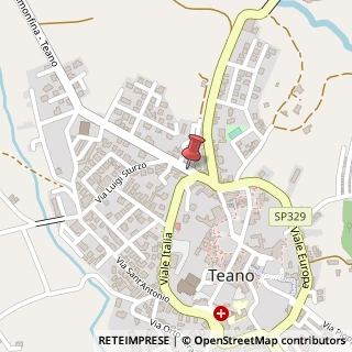 Mappa Viale Santa Reparata, 34, 81057 Teano, Caserta (Campania)