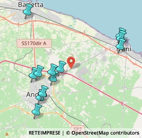Mappa SP Andria-Trani km. 4, 76125 Trani BT, Italia (5.09083)