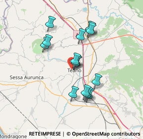 Mappa Via Collina Sant'Antonio, 81057 Teano CE, Italia (6.45933)
